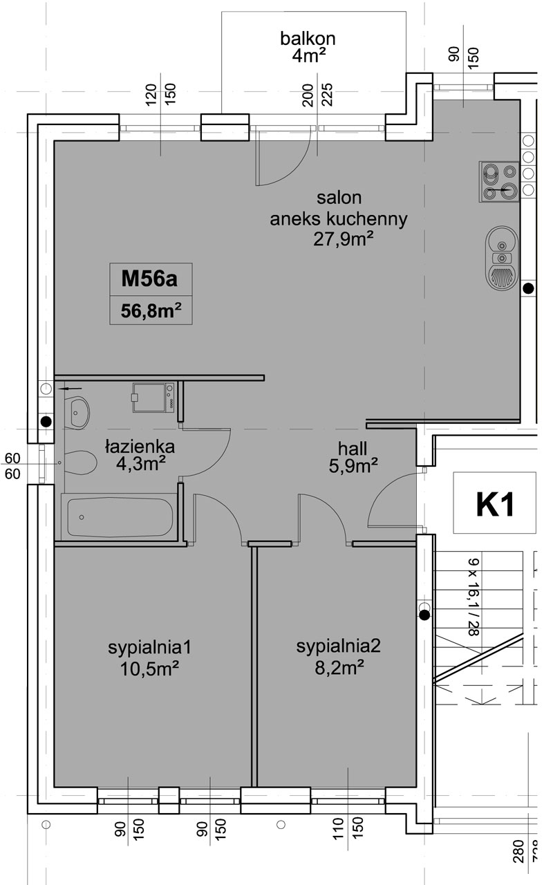 Mieszkanie K1M1
